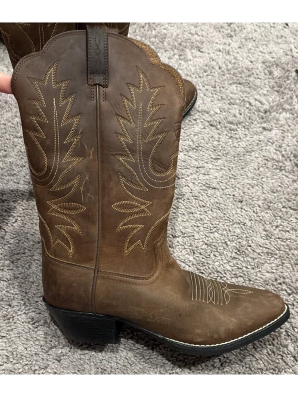 Ariat Heritage Women's/Kids 7 C 10001021 (15725) Brown Leather Cowgirl Boots